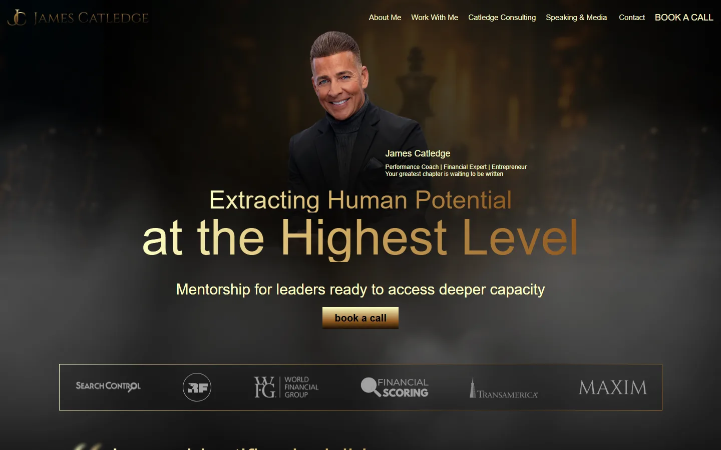 James Catledge: the live site, jamescatledge.com