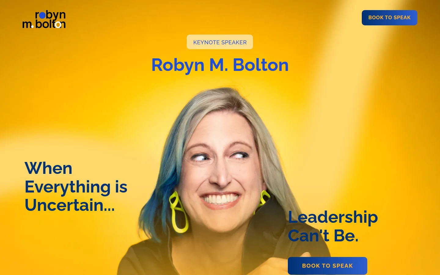 Robyn Bolton: the live site, milezero.io