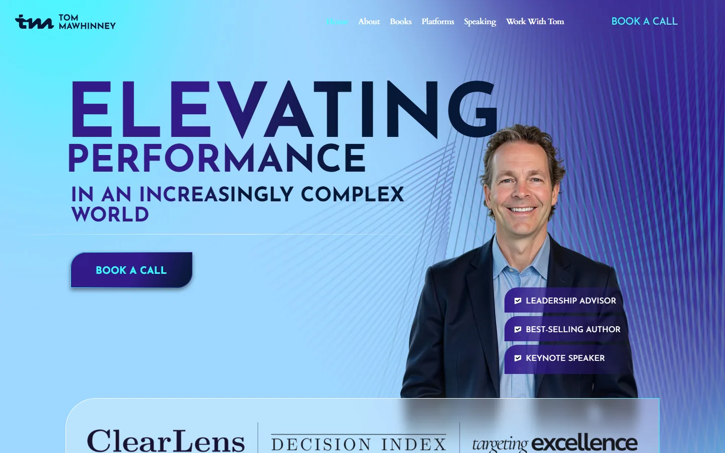 Tom Mawhinney: the live site, tommawhinney.io